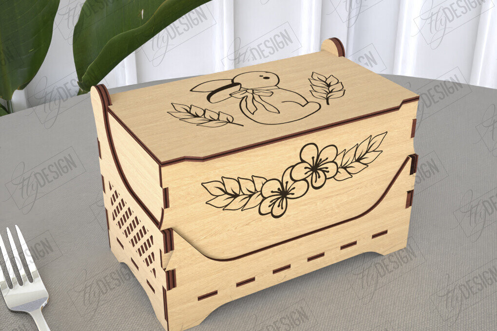 Intra απο ξύλο plywood 3mm-4mm πάχος – Κουτί αλατιού | Είδη κουζίνας | Κουτί αποθήκευσης Δίασταση  20x20 cm INTRAFABR-113918761