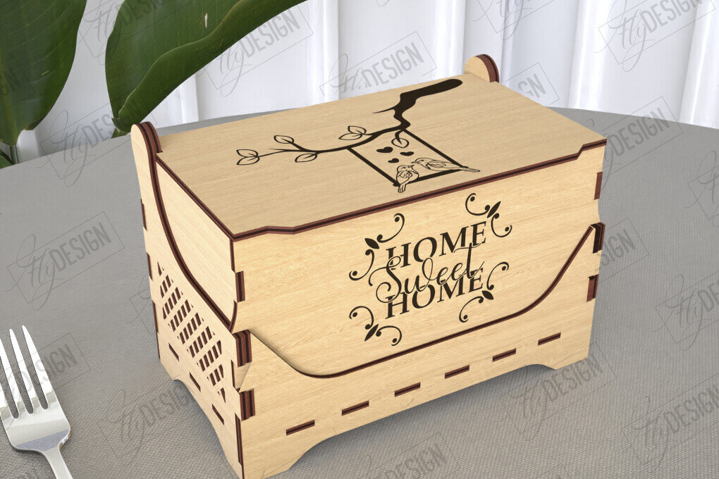 Intra απο ξύλο plywood 3mm-4mm πάχος – Κουτί αλατιού | Είδη κουζίνας | Κουτί αποθήκευσης Δίασταση  20x20 cm INTRAFABR-113918792