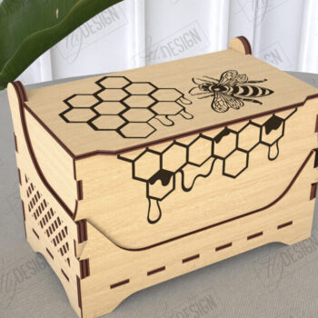 Intra απο ξύλο plywood 3mm-4mm πάχος – Κουτί αλατιού | Είδη κουζίνας | Κουτί αποθήκευσης Δίασταση  20x20 cm INTRAFABR-113918800 - Image 1