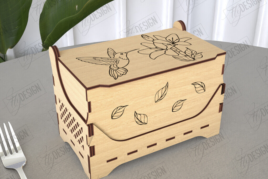 Intra απο ξύλο plywood 3mm-4mm πάχος – Κουτί αλατιού | Είδη κουζίνας | Κουτί αποθήκευσης Δίασταση  20x20 cm INTRAFABR-113918812