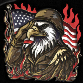 Intra απο ξύλο plywood 3mm-4mm πάχος – Χαιρετισμός Eagle Soldier Δίασταση  20x20 cm INTRAFABR-123433146 - Image 15