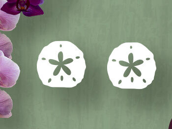 Intra απο ξύλο plywood 3mm-4mm πάχος – Δολάριο άμμου σκουλαρίκια διάνυσμα περικοπή Δίασταση 5x5 cm INTRAFABR-5868173 - Image 1