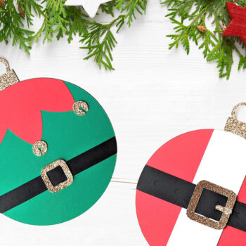 Intra απο ξύλο plywood 3mm-4mm πάχος – Διακοσμητικά στολίδια Santa and Elf Duo Δίασταση 20x20 cm INTRAFABR-110232600 - Image 2