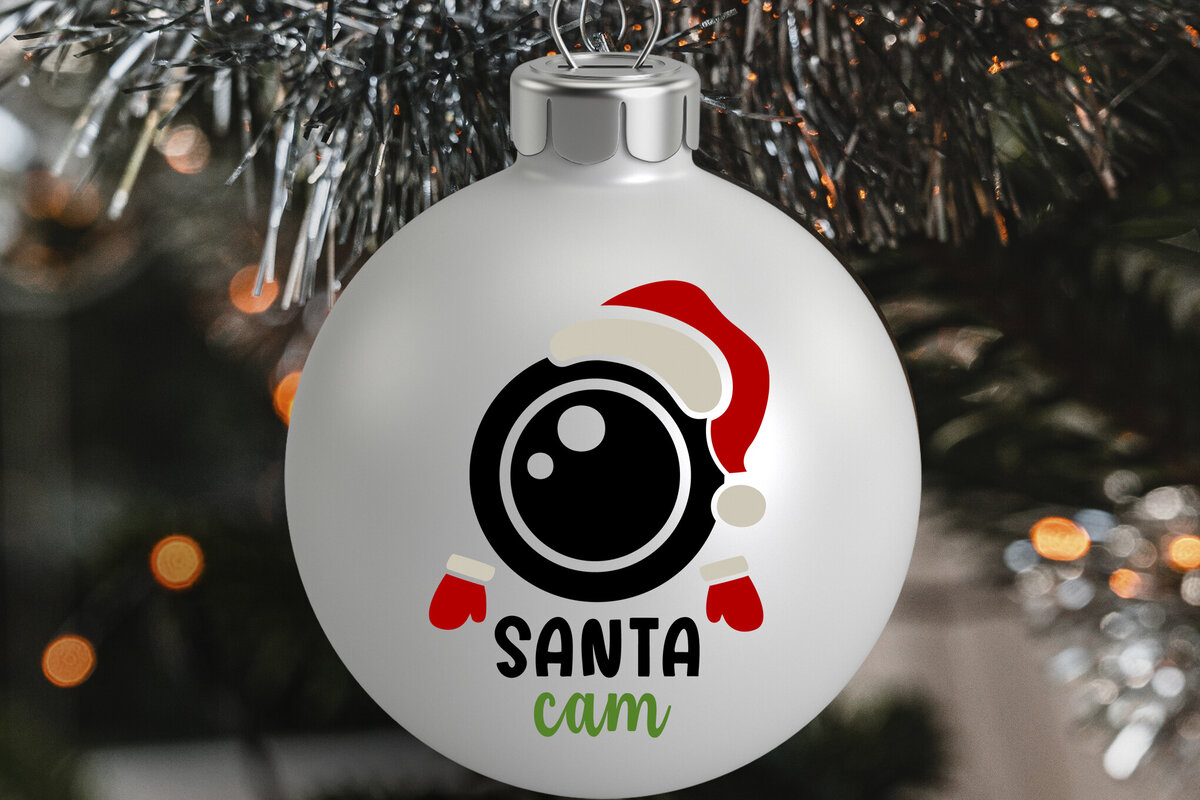 Intra απο ξύλο plywood 3mm-4mm πάχος – Santa Cam. Στολίδι Santa Cam Δίασταση  20x20 cm INTRAFABR-81410791