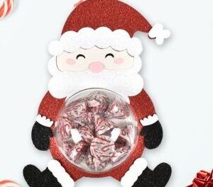 Intra απο ξύλο plywood 3mm-4mm πάχος – Αρχείο Holder Santa Christmas Δίασταση 20x20 cm INTRAFABR-108785986