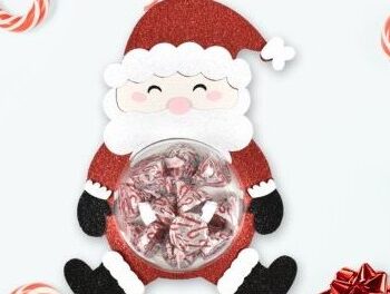 Intra απο ξύλο plywood 3mm-4mm πάχος – Αρχείο Holder Santa Christmas Δίασταση  20x20 cm INTRAFABR-108785986 - Image 1