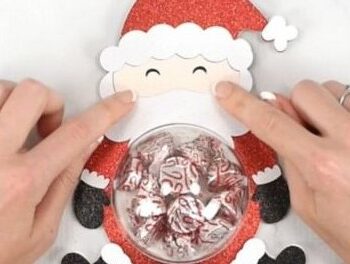 Intra απο ξύλο plywood 3mm-4mm πάχος – Αρχείο Holder Santa Christmas Δίασταση  20x20 cm INTRAFABR-108785986 - Image 3