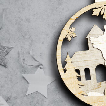 Intra απο ξύλο plywood 3mm-4mm πάχος – Αρχεία κομμένων πολυστρωματικών Χριστουγέννων Santa Δίασταση  20x20 cm INTRAFABR-84158151 - Image 4