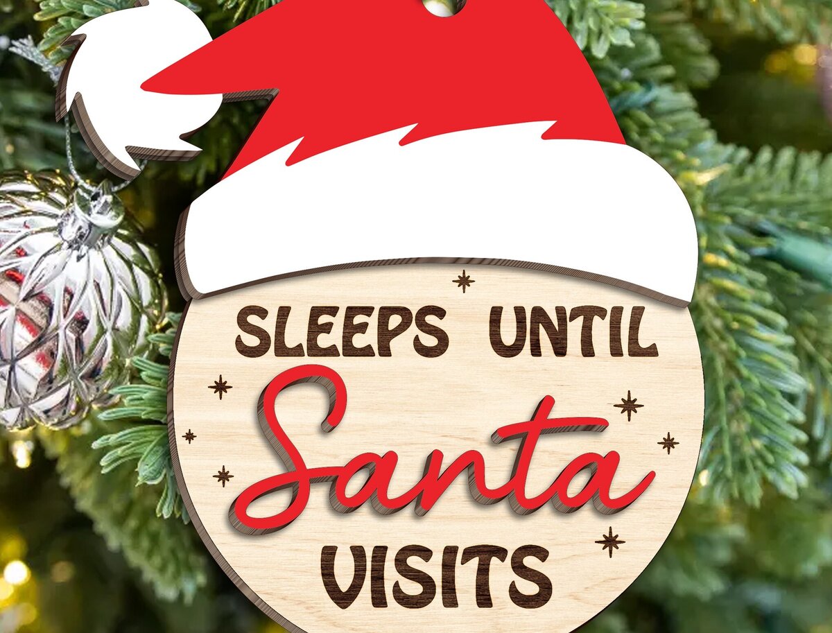 Intra απο ξύλο plywood 3mm-4mm πάχος – Χριστουγεννιάτικα στολίδια Άγιου Βασίλη Δίασταση  20x20 cm INTRAFABR-110860016