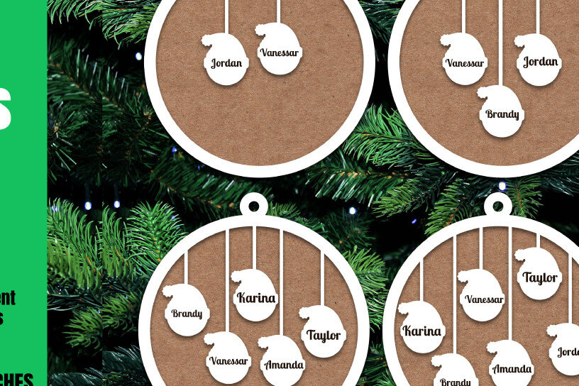 Intra απο ξύλο plywood 3mm-4mm πάχος – Χριστουγεννιάτικα στολίδια Άγιου Βασίλη Δίασταση  20x20 cm INTRAFABR-20701893