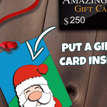 Intra απο ξύλο plywood 3mm-4mm πάχος – Χρήματα χριστουγεννιάτικων καρτών Άγιου Βασίλη Δίασταση  20x20 cm INTRAFABR-108717377 - Image 2