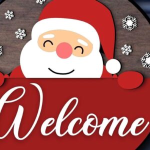 Intra απο ξύλο plywood 3mm-4mm πάχος – Πινακίδα υποδοχής της πόρτας Άγιου Βασίλη Δίασταση  20x20 cm INTRAFABR-39294203