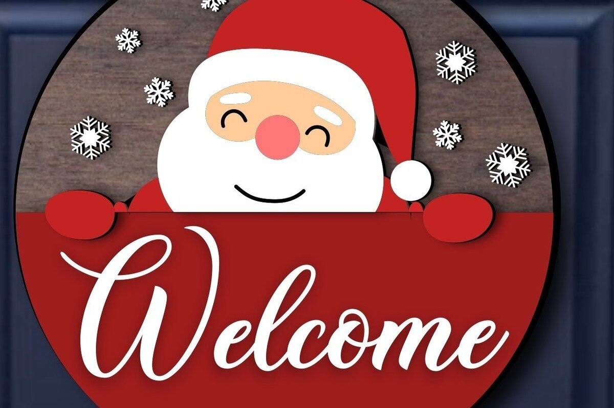 Intra απο ξύλο plywood 3mm-4mm πάχος – Πινακίδα υποδοχής της πόρτας Άγιου Βασίλη Δίασταση  20x20 cm INTRAFABR-39294203