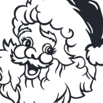 Intra απο ξύλο plywood 3mm-4mm πάχος – Santa Face Χριστουγεννιάτικη Δίασταση  20x20 cm INTRAFABR-85834205 - Image 4