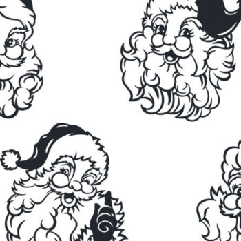 Intra απο ξύλο plywood 3mm-4mm πάχος – Santa Face Χριστουγεννιάτικη Δίασταση  20x20 cm INTRAFABR-85834205 - Image 5