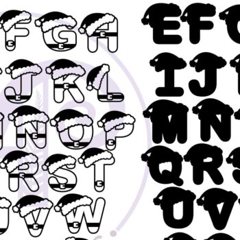 Intra απο ξύλο plywood 3mm-4mm πάχος – Σετ αλφαβήτου με γράμματα Santa. 26 Στρώμα Δίασταση  20x20 cm INTRAFABR-79497112 - Image 4