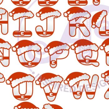 Intra απο ξύλο plywood 3mm-4mm πάχος – Σετ αλφαβήτου με γράμματα Santa. 26 Στρώμα Δίασταση  20x20 cm INTRAFABR-79497112 - Image 5