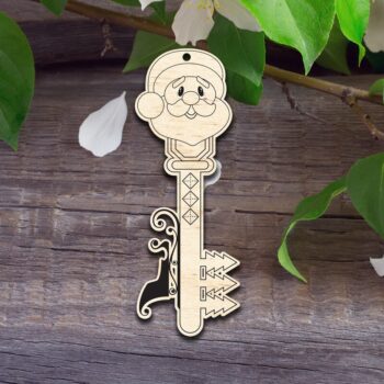 Intra απο ξύλο plywood 3mm-4mm πάχος – Santa Key V2 Δίασταση 20x20 cm INTRAFABR-39714062 - Image 1