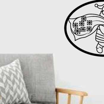 Intra απο ξύλο plywood 3mm-4mm πάχος – Αρχείο κοπής με λέιζερ Santa Metal Wall Art Δίασταση 40x30 cm INTRAFABR-97642832 - Image 2