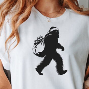 Intra απο ξύλο plywood 3mm-4mm πάχος – Santa Sasquatch Christmas Sublimation Δίασταση  20x20 cm INTRAFABR-112735196 - Image 3