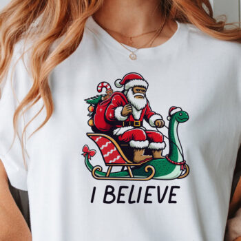 Intra απο ξύλο plywood 3mm-4mm πάχος – Χριστούγεννα Santa Sasquatch Λοχ Νες Δίασταση  20x20 cm INTRAFABR-112736267 - Image 3