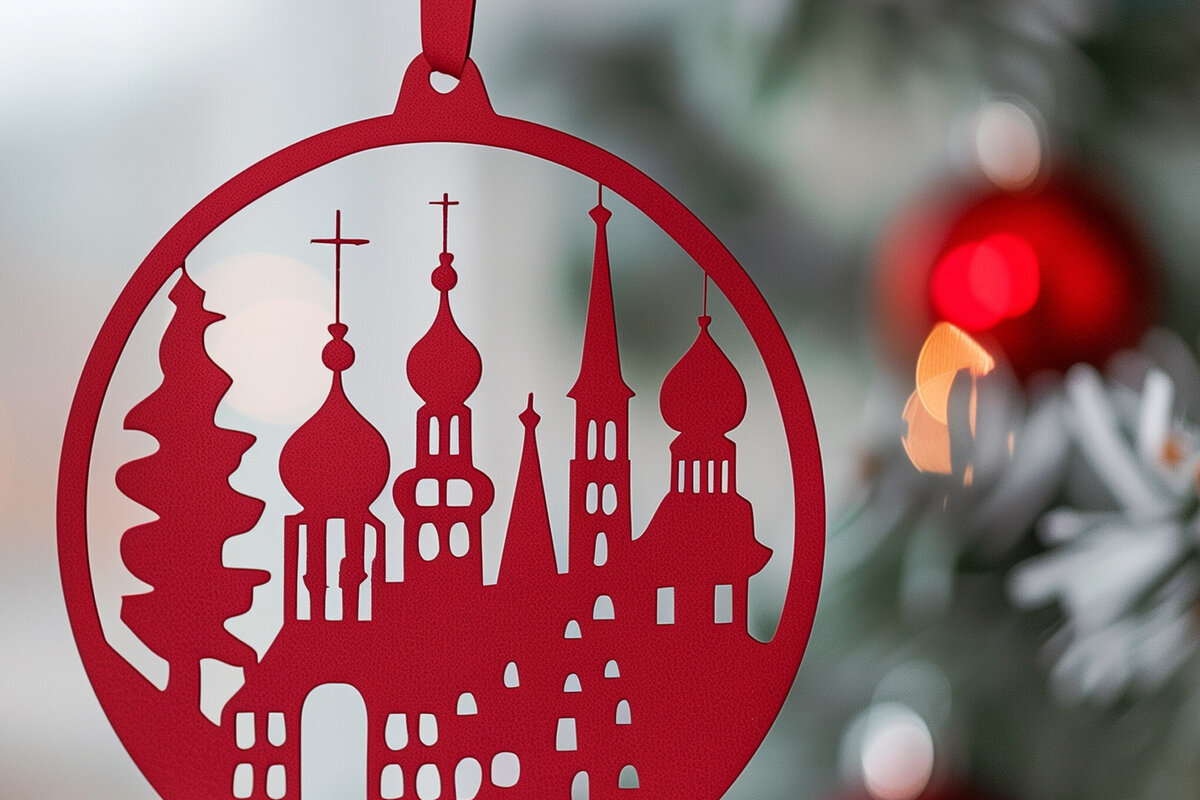 Intra απο ξύλο plywood 3mm-4mm πάχος – Santa Town Single Δίασταση  20x20 cm INTRAFABR-91369177