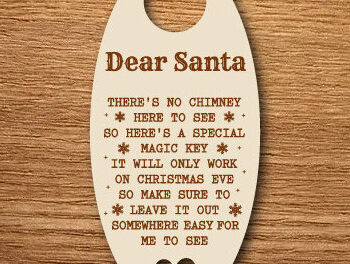 Intra απο ξύλο plywood 3mm-4mm πάχος – Πακέτο κοπής με λέιζερ Magic Key Santa's Santa Δίασταση 20x20 cm INTRAFABR-77446888 - Image 4