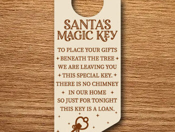 Intra απο ξύλο plywood 3mm-4mm πάχος – Πακέτο κοπής με λέιζερ Magic Key Santa's Santa Δίασταση 20x20 cm INTRAFABR-77446888 - Image 5