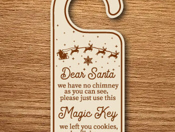 Intra απο ξύλο plywood 3mm-4mm πάχος – Πακέτο κοπής με λέιζερ Magic Key Santa's Santa Δίασταση 20x20 cm INTRAFABR-77446888 - Image 7