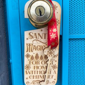 Intra απο ξύλο plywood 3mm-4mm πάχος – Santas Magic Key Laser Δίασταση  20x20 cm INTRAFABR-50026130 - Image 3