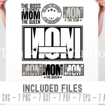 Intra απο ξύλο plywood 3mm-4mm πάχος – Πακέτο Σαρκαστικής Μαμάς - Αποφθέγματα μαμάς Δίασταση 20x20 cm INTRAFABR-112277197 - Image 2