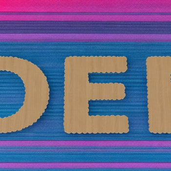 Intra απο ξύλο plywood 3mm-4mm πάχος – Scallop Alphabet 210 Δίασταση  20x20 cm INTRAFABR-118424575 - Image 1