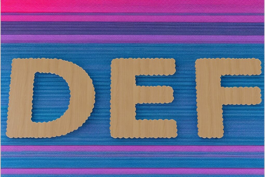 Intra απο ξύλο plywood 3mm-4mm πάχος – Scallop Alphabet 210 Δίασταση  20x20 cm INTRAFABR-118424575