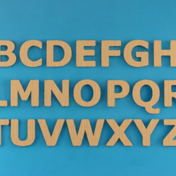 Intra απο ξύλο plywood 3mm-4mm πάχος – Scallop Alphabet 210 Δίασταση  20x20 cm INTRAFABR-118424575 - Image 4