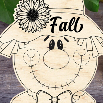 Intra απο ξύλο plywood 3mm-4mm πάχος – Μοτίβο λέιζερ καλωσορίσματος Scarecrow Δίασταση  20x20 cm INTRAFABR-29621434 - Image 1