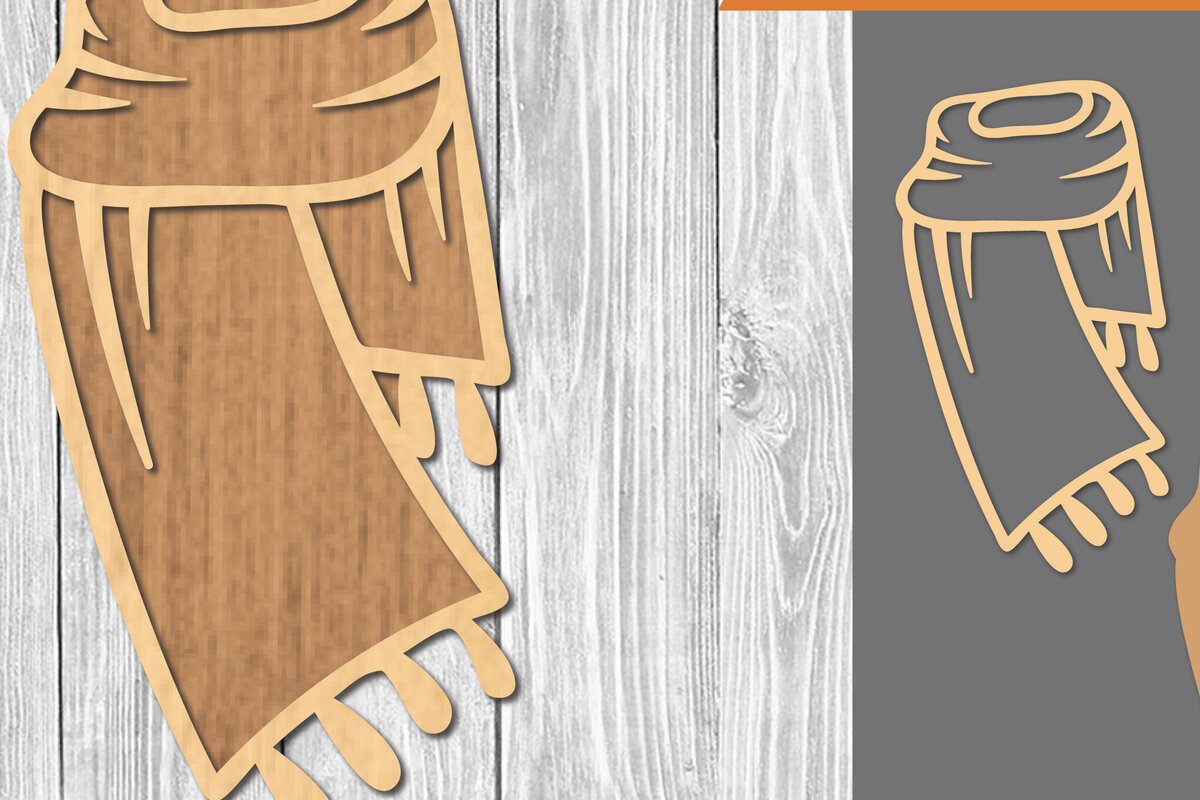 Intra απο ξύλο plywood 3mm-4mm πάχος – Διακόσμηση με λέιζερ φουλάρι 1 Δίασταση  20x20 cm INTRAFABR-109511674