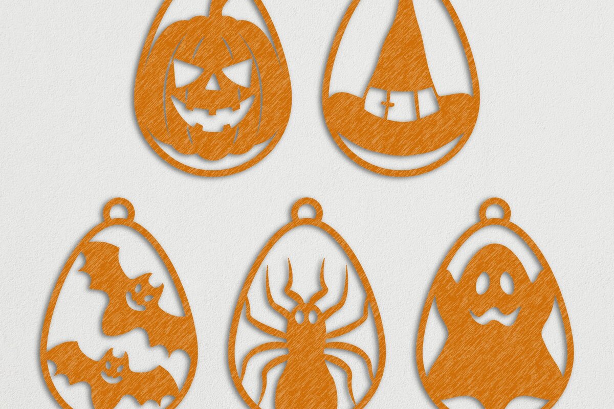 Intra απο ξύλο plywood 3mm-4mm πάχος – Αρχείο κοπής με λέιζερ τρομακτικά αποκριάτικα σκουλαρίκια Δίασταση  5x5 cm INTRAFABR-36326032