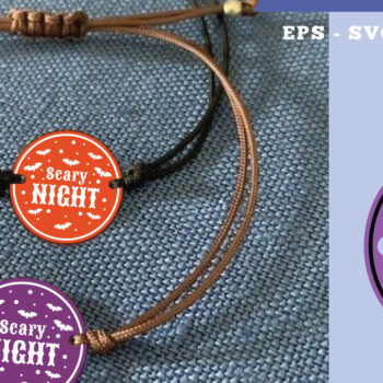 Intra απο ξύλο plywood 3mm-4mm πάχος – Βραχιόλι Scary Night Δίασταση  20x20 cm INTRAFABR-111697188 - Image 1