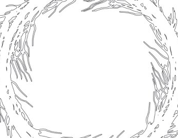 Intra απο ξύλο plywood 3mm-4mm πάχος – Scary Tree στεφάνι Δίασταση  20x20 cm INTRAFABR-102832694 - Image 4