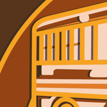 Intra απο ξύλο plywood 3mm-4mm πάχος – Σχολικό λεωφορείο Πολυστρωματικό Στολίδι Δίασταση  20x20 cm INTRAFABR-77274484 - Image 3