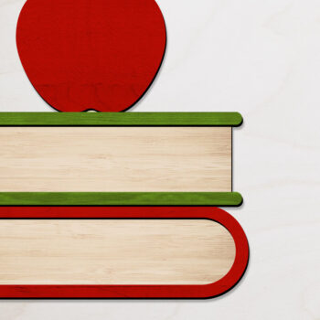 Intra απο ξύλο plywood 3mm-4mm πάχος – Πρότυπο πολυεπίπεδης σχολικής διακόσμησης Δίασταση  20x20 cm INTRAFABR-99433681 - Image 2