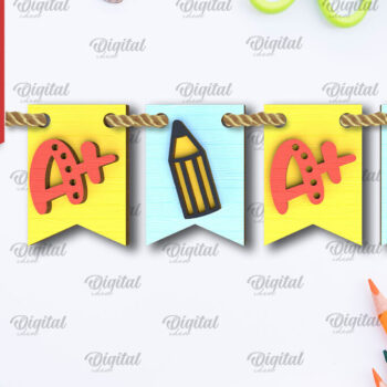 Intra απο ξύλο plywood 3mm-4mm πάχος – Σχολικό  School Desor Δίασταση  20x20 cm INTRAFABR-102240587 - Image 1