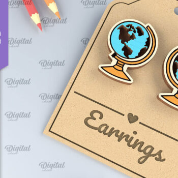 Intra απο ξύλο plywood 3mm-4mm πάχος – Σχολικά σκουλαρίκια Δέσμη κοπής με λέιζερ Δίασταση  5x5 cm INTRAFABR-96130889 - Image 6