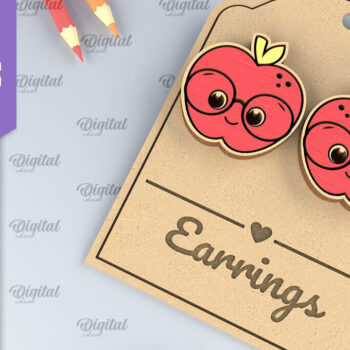 Intra απο ξύλο plywood 3mm-4mm πάχος – Σχολικά σκουλαρίκια Δέσμη κοπής με λέιζερ Δίασταση  5x5 cm INTRAFABR-96130889 - Image 7