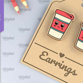 Intra απο ξύλο plywood 3mm-4mm πάχος – Σχολικά σκουλαρίκια Δέσμη κοπής με λέιζερ Δίασταση  5x5 cm INTRAFABR-96130889 - Image 12