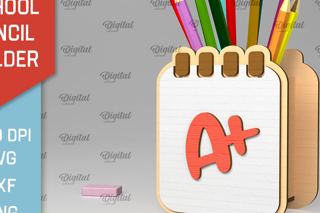 Intra απο ξύλο plywood 3mm-4mm πάχος – Σχολική Μολυβοθήκη  κοπής με λέιζερ Δίασταση  20x20 cm INTRAFABR-103363431