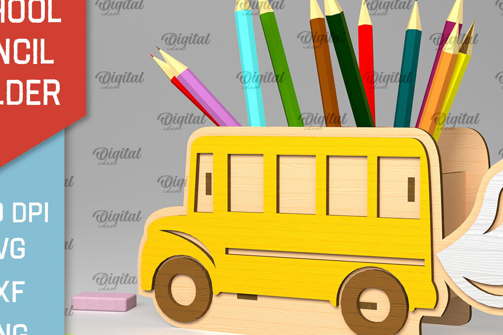 Intra απο ξύλο plywood 3mm-4mm πάχος – Σχολική Μολυβοθήκη  κοπής με λέιζερ Δίασταση  20x20 cm INTRAFABR-103363508