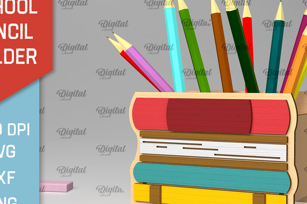 Intra απο ξύλο plywood 3mm-4mm πάχος – Σχολική Μολυβοθήκη  κοπής με λέιζερ Δίασταση  20x20 cm INTRAFABR-103363573