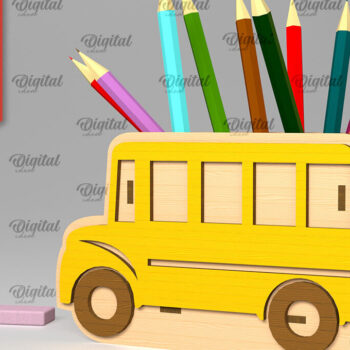 Intra απο ξύλο plywood 3mm-4mm πάχος – Δέσμη κοπής με λέιζερ Σχολικές Μολυβοθήκες Δίασταση 20x20 cm INTRAFABR-103365469 - Image 9