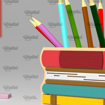 Intra απο ξύλο plywood 3mm-4mm πάχος – Δέσμη κοπής με λέιζερ Σχολικές Μολυβοθήκες Δίασταση 20x20 cm INTRAFABR-103365469 - Image 10